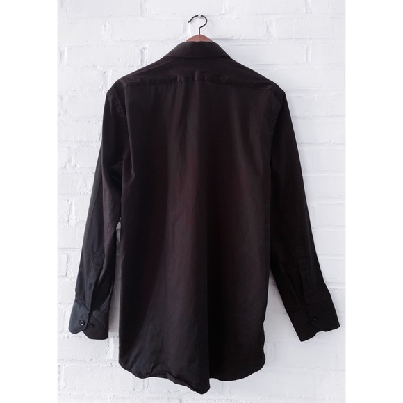 Andrews Ties Black Button Down Dress Shirt - Picture 2 of 2